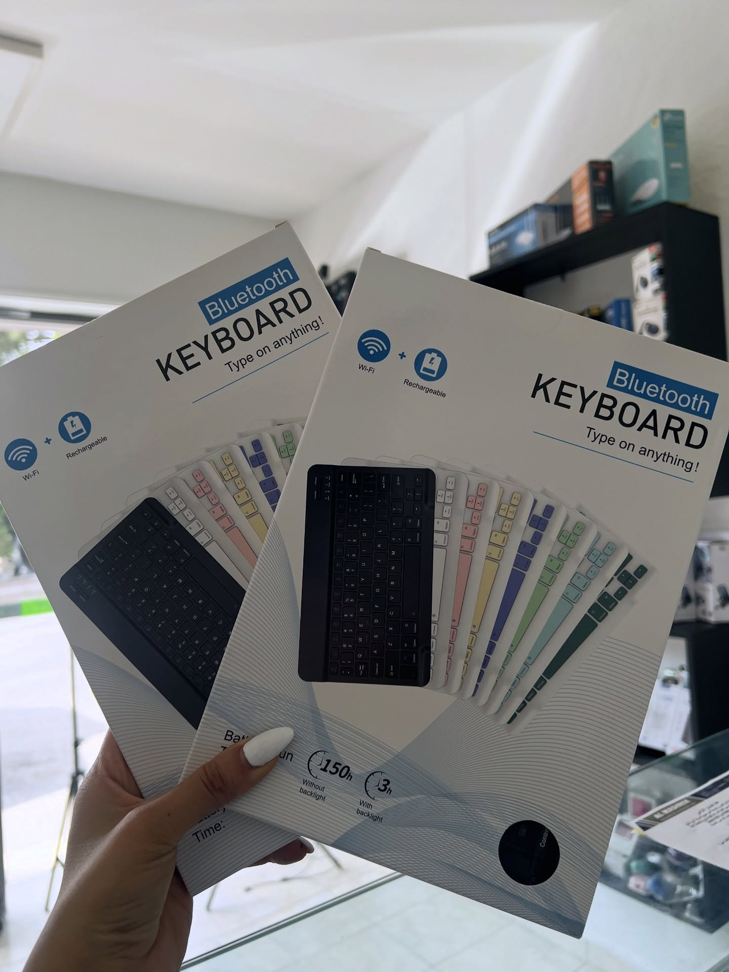 Bluetooth keyboard view 1